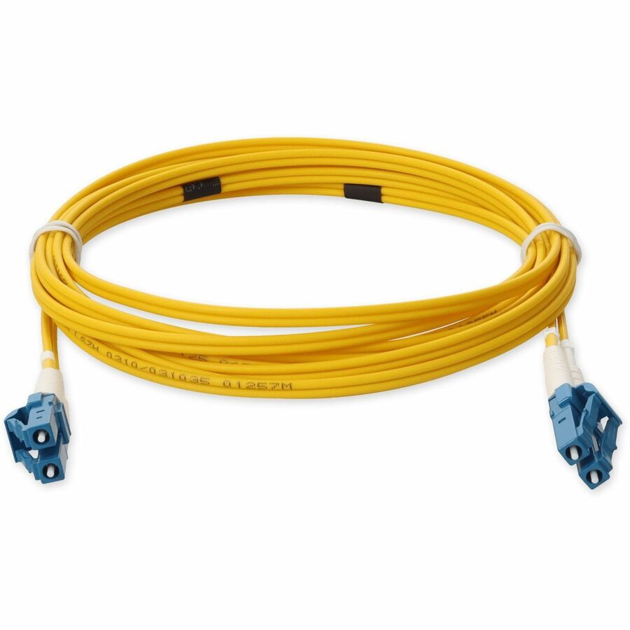 AddOn 1m LC (Male) to LC (Male) Yellow OS2 Duplex Fiber LSZH-Rated Patch Cable