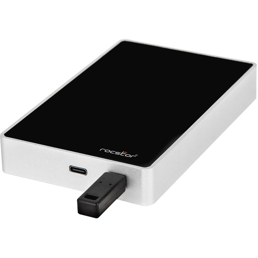 Rocstor Rocsecure EX32 2 TB Portable Rugged Solid State Drive - 2.5" External - SATA (SATA/600) - Silver - TAA Compliant