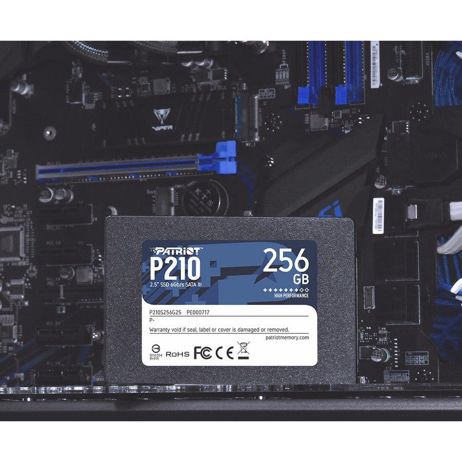 Patriot Memory P210 256 GB Solid State Drive - 2.5" Internal - SATA (SATA/600) - Black