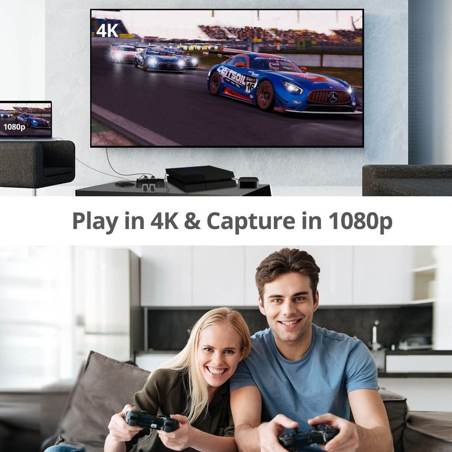 SIIG 2 Port HDMI 2.0 4K HDR Splitter / Switcher with IR Remote