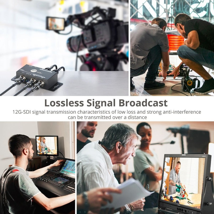 SIIG 1x4 12G SDI Distribution Amplifier - 70M