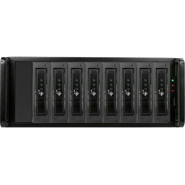 iStarUSA, RAIDage JAGE480HD-T7DE Drive Enclosure 12Gb/s SAS, SATA/600 - Mini-SAS HD Host Interface - 4U Rack-mountable - Black