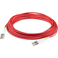 AddOn 7m LC (Male) to LC (Male) Red OM2 Duplex Plenum-Rated Fiber Patch Cable