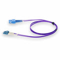 AddOn 7m LC (Male) to SC (Male) Purple OS2 Duplex Fiber OFNR (Riser-Rated) Patch Cable