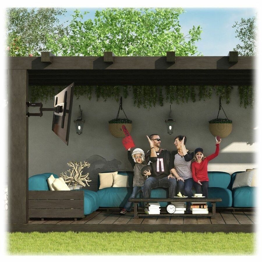 Eaton Tripp Lite Series Outdoor Full-Motion TV Wall Mount with Fully Articulating Arm for 32" to 80" Flat-Screen Displays