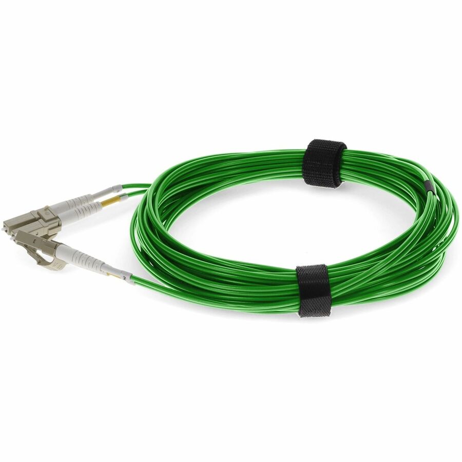 AddOn 2m LC (Male) to LC (Male) Green OM3 Duplex OFNR (Riser-Rated) Fiber Patch Cable