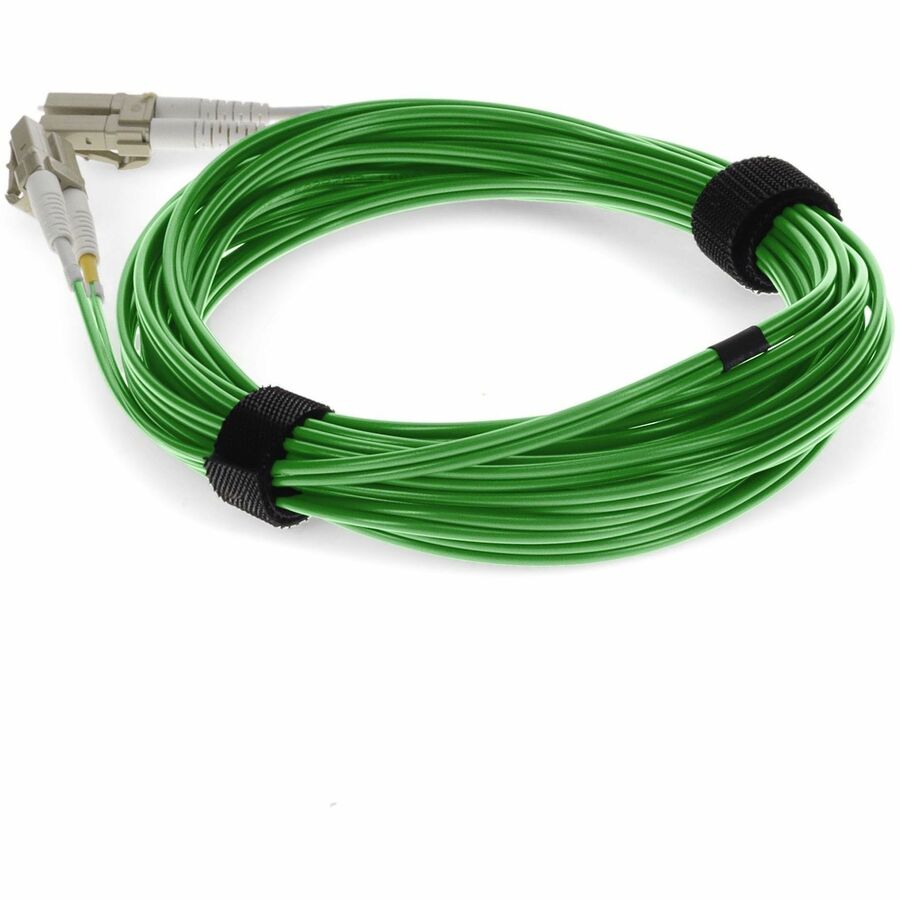 AddOn 2m LC (Male) to LC (Male) Green OM3 Duplex OFNR (Riser-Rated) Fiber Patch Cable