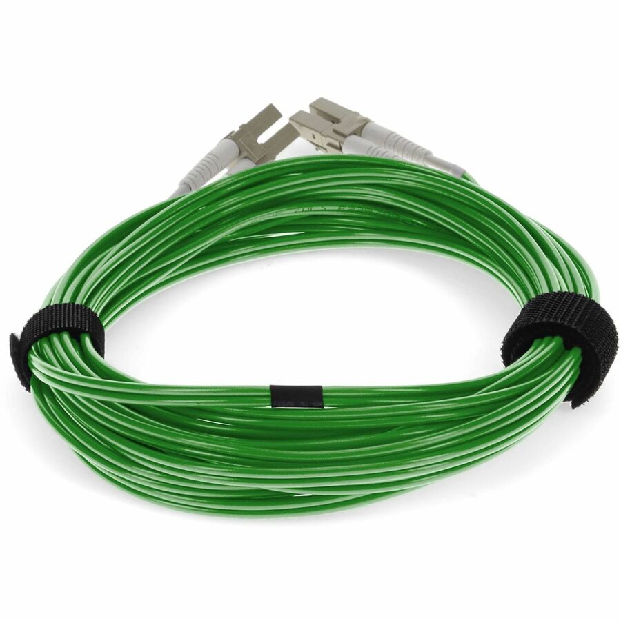 AddOn 2m LC (Male) to LC (Male) Green OM3 Duplex OFNR (Riser-Rated) Fiber Patch Cable