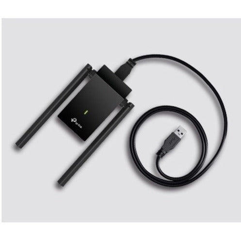 TP AC1300 Wireless USB Adapter, 5 GHz, AC1300 Dual Antennas High-Gain Wireless USB Adapter, Multi-Directional Antenna: Enable flexible deployment for the best reception with adjustable antennas and flexible desktop design.
