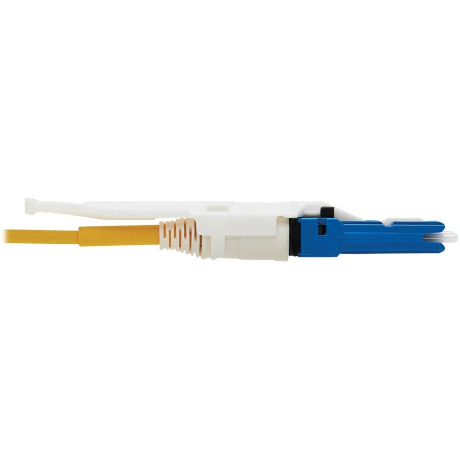 Eaton Tripp Lite Series 400G Duplex Singlemode 9/125 OS2 Fiber Optic Cable (CS-UPC/LC-UPC), Round LSZH Jacket, Yellow, 3 m