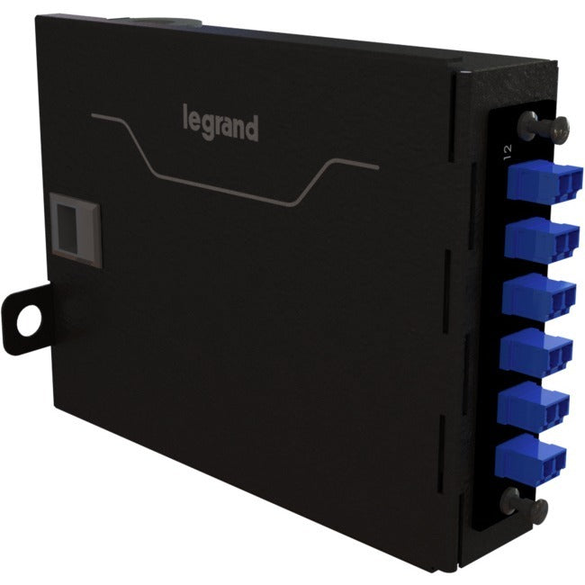 Legrand Ortronics Mounting Enclosure for Adapter Panel, Splice Cassette, Splice Tray - Black
