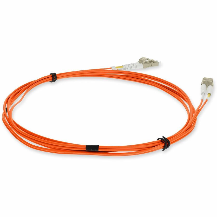 AddOn 3m LC (Male) to LC (Male) Orange OM3 Duplex Fiber OFNR (Riser-Rated) Patch Cable
