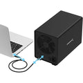 Sabrent DS-SC5B Drive Dock SATA/600 - USB 3.2 (Gen 2) Type C Host Interface External - Black