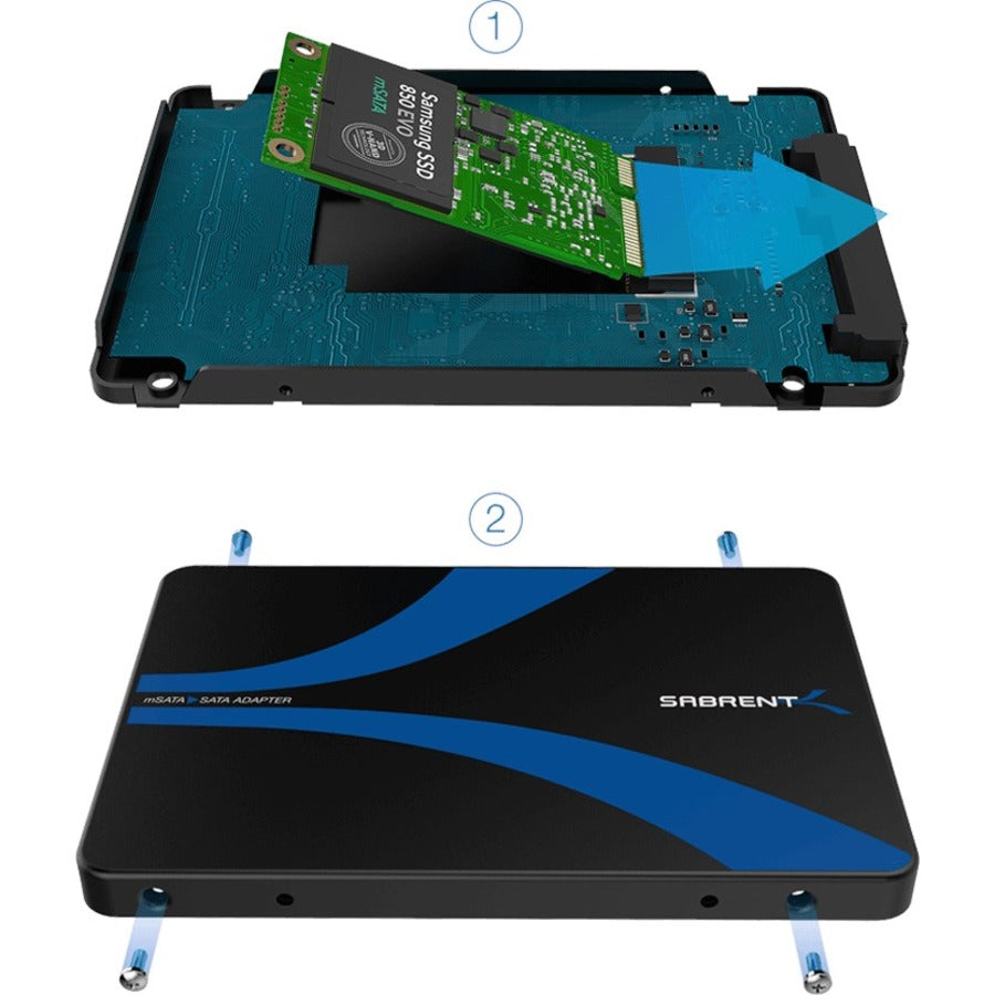 Sabrent EC-MSSA Drive Enclosure SATA/600, mSATA Internal