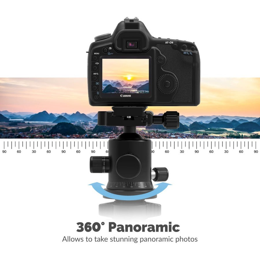 Sabrent 69 Inch Carbon Fiber Tripod With 360 Degree Camera Mount (TP-CF69)