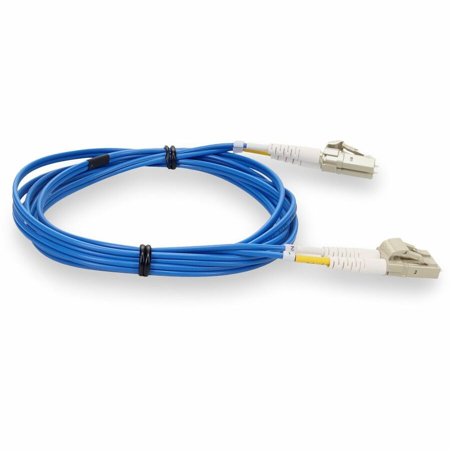 AddOn 4m LC (Male) to LC (Male) Blue OM4 Duplex Fiber OFNR (Riser-Rated) Patch Cable