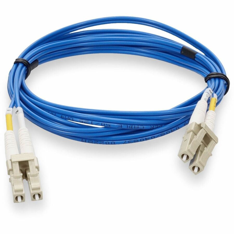 AddOn 4m LC (Male) to LC (Male) Blue OM4 Duplex Fiber OFNR (Riser-Rated) Patch Cable