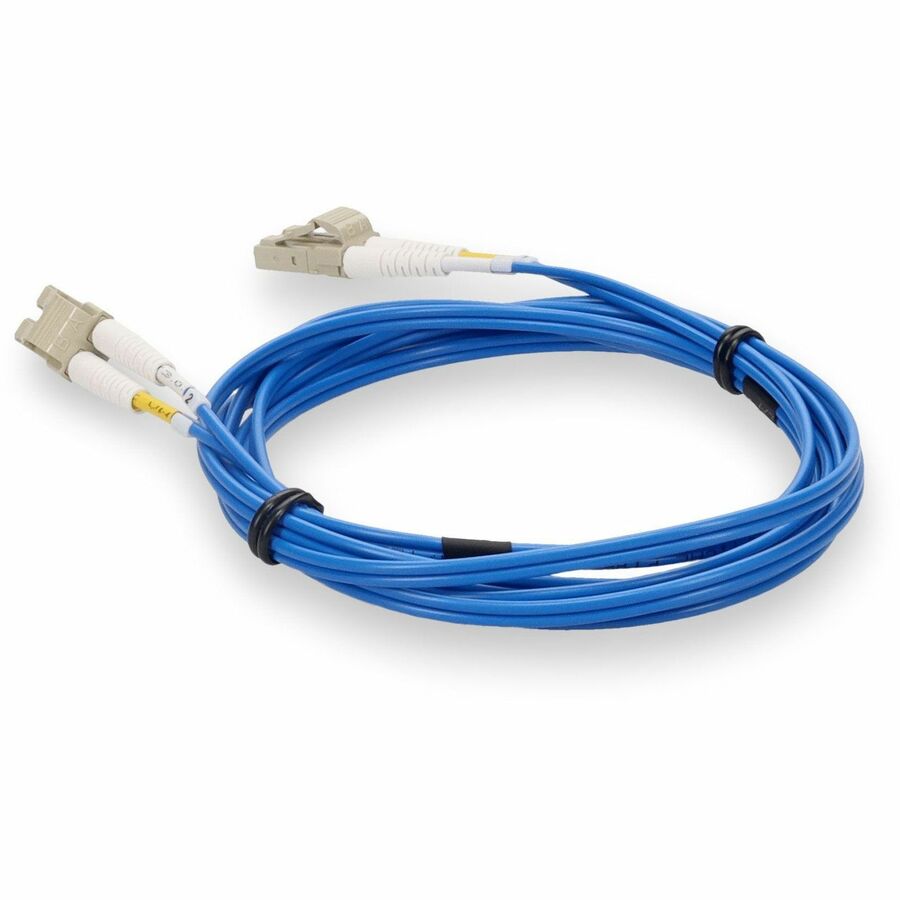 AddOn 4m LC (Male) to LC (Male) Blue OM4 Duplex Fiber OFNR (Riser-Rated) Patch Cable