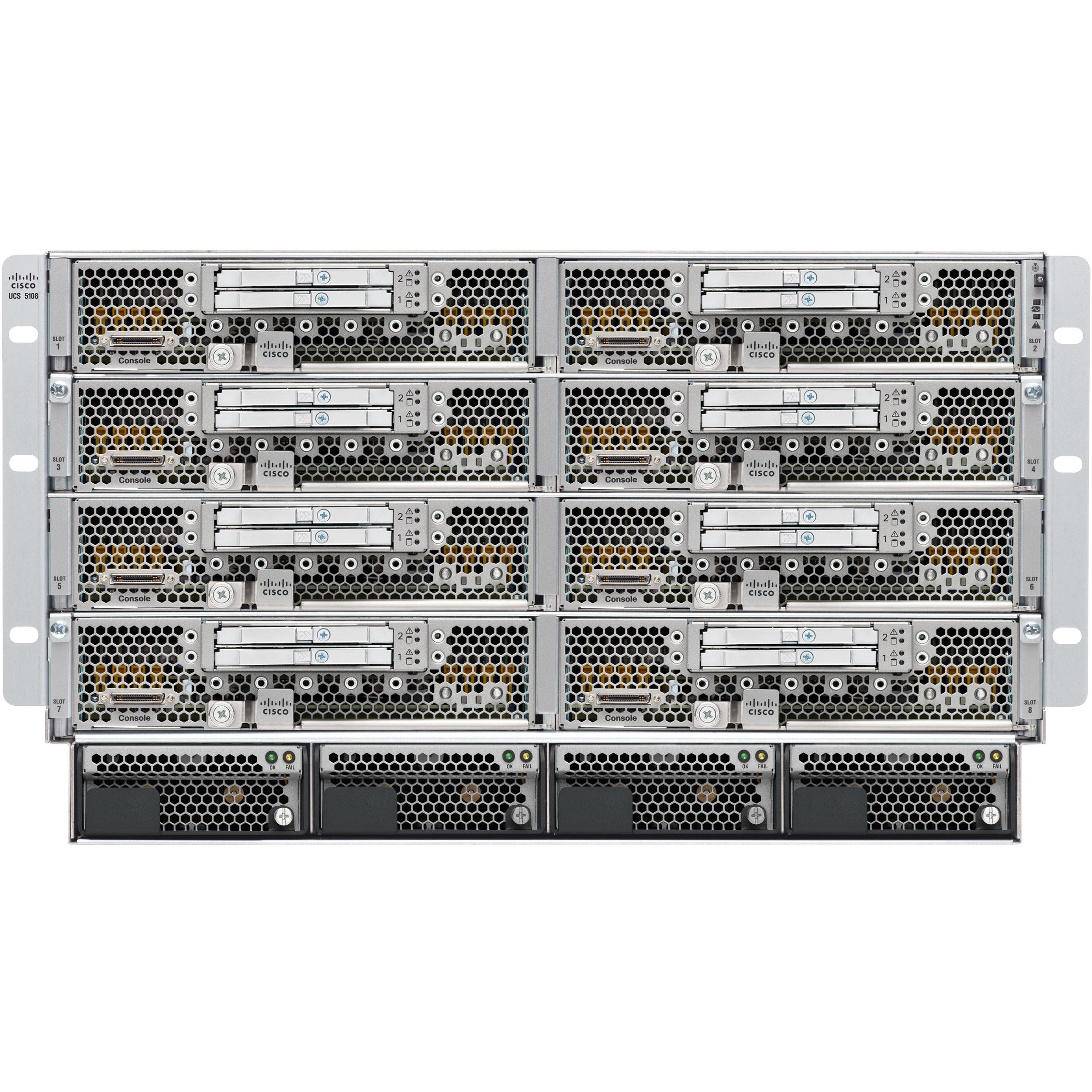 Cisco UCS 5108 Blade Server Chassis - Refurbished - Rack-mountable - 6U - 2500 W
