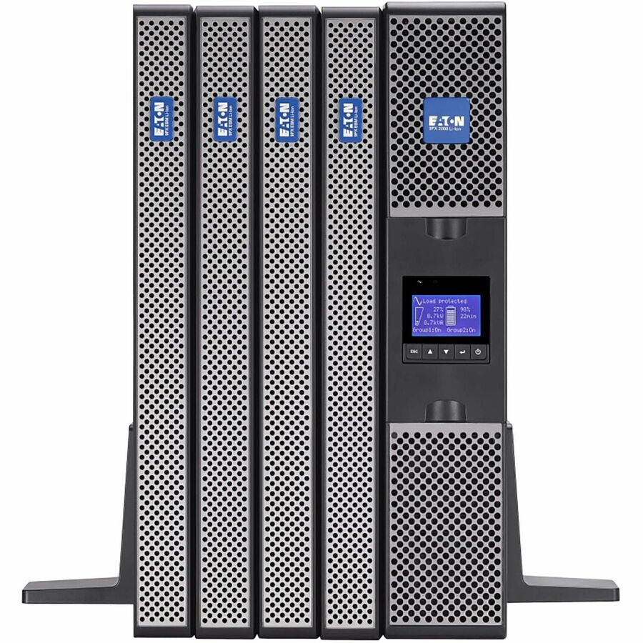Eaton 9PX 2000VA 1800W 120V Online Double-Conversion UPS - 5-20P, 6x 5-20R, 1 L5-20R, Lithium-ion Battery, Cybersecure Network Card, 2U Rack/Tower