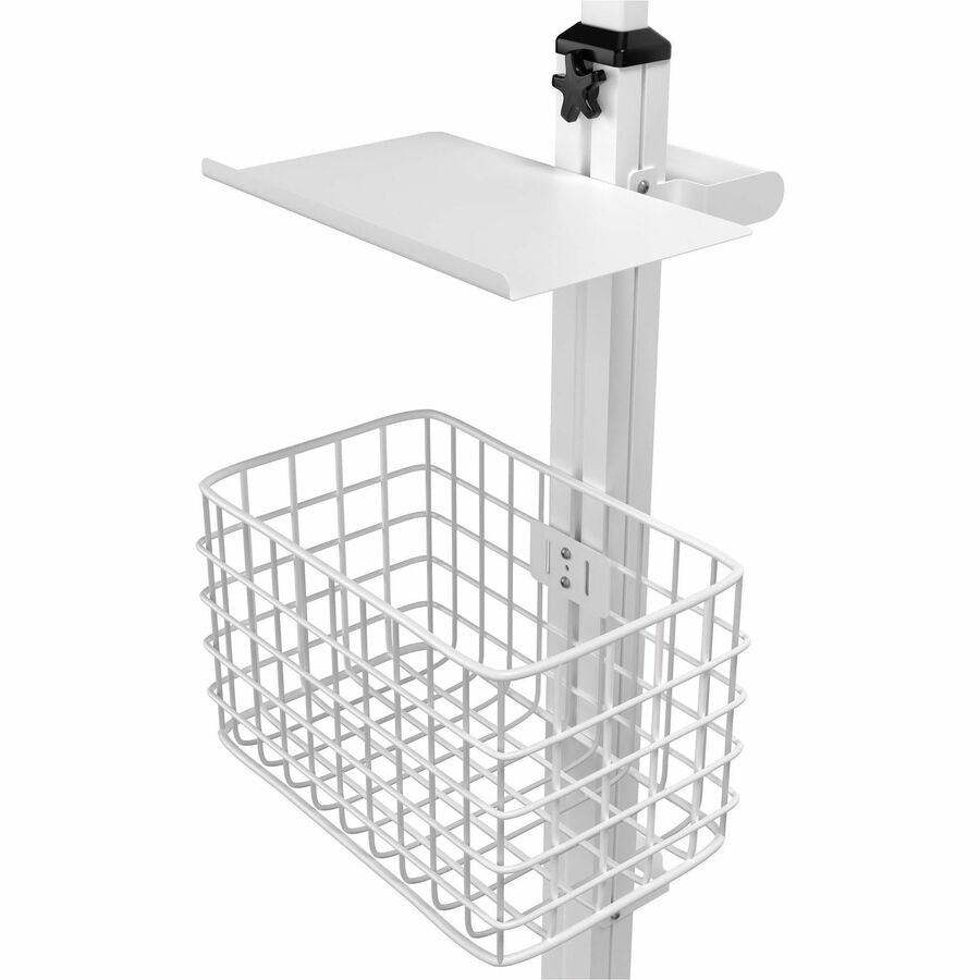 CTA Digital Medical Mobile Floor Stand with Large Universal Security Enclosure