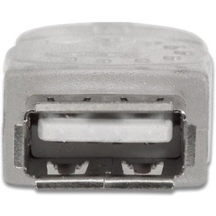 Manhattan Hi-Speed USB 2.0 A Male to A Female Extension Cable, 15', Translucent Silver