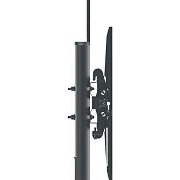 IC Manhattan TV & Monitor Mount, Trolley Stand, 1 screen, Screen Sizes: 37-65" , Black, VESA 200x200 to 600x400mm, Max 40kg, LFD, Lifetime Warranty