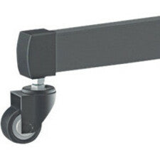 IC Manhattan TV & Monitor Mount, Trolley Stand, 1 screen, Screen Sizes: 37-65" , Black, VESA 200x200 to 600x400mm, Max 40kg, LFD, Lifetime Warranty