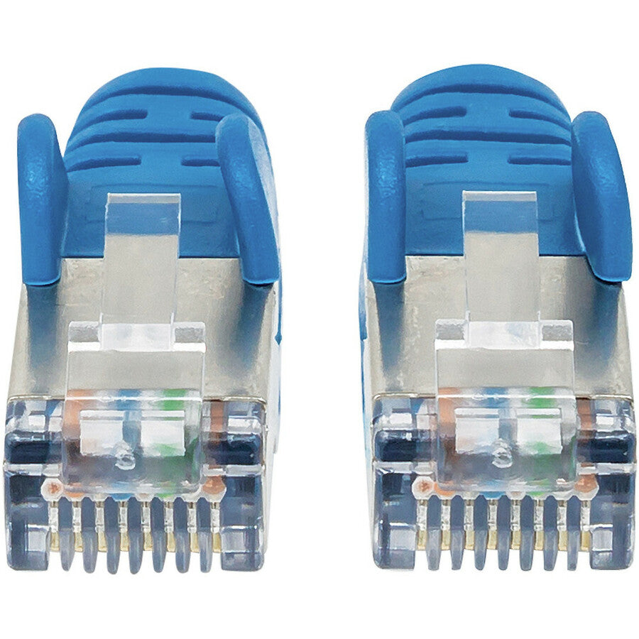 IC Manhattan Cat6a S/FTP Patch Cable, 14 ft., Blue