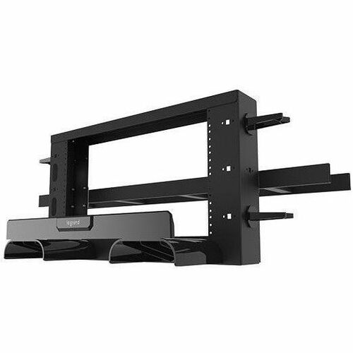 LEGRAND Ortronics Mighty Mo Overhead Cable Pathway Rack - 3RU - Black, MMOHR-3RU-B