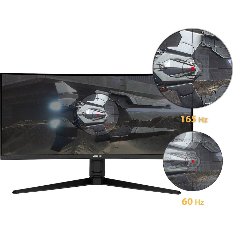 ASUS TUF VG34VQL1B 34" Class WQHD Curved Screen Gaming LCD Monitor - 21:9 - Black
