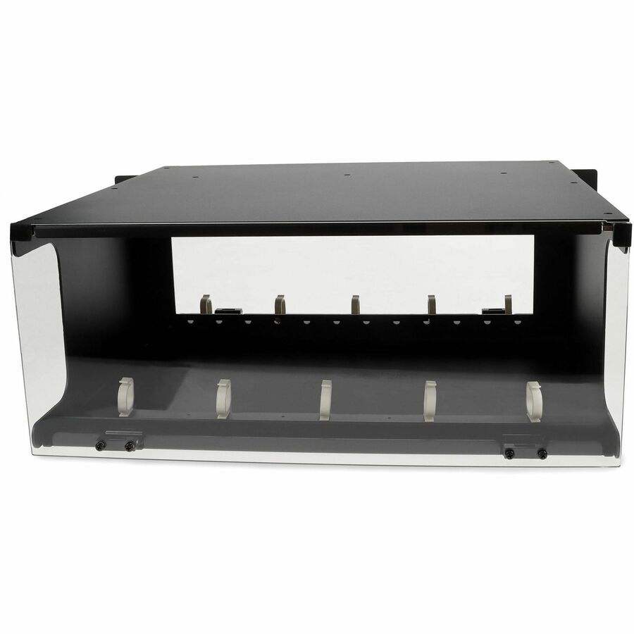 AddOn 19-inch Patch Panel 4U Chassis with 12 Open LGX Cassette Bays