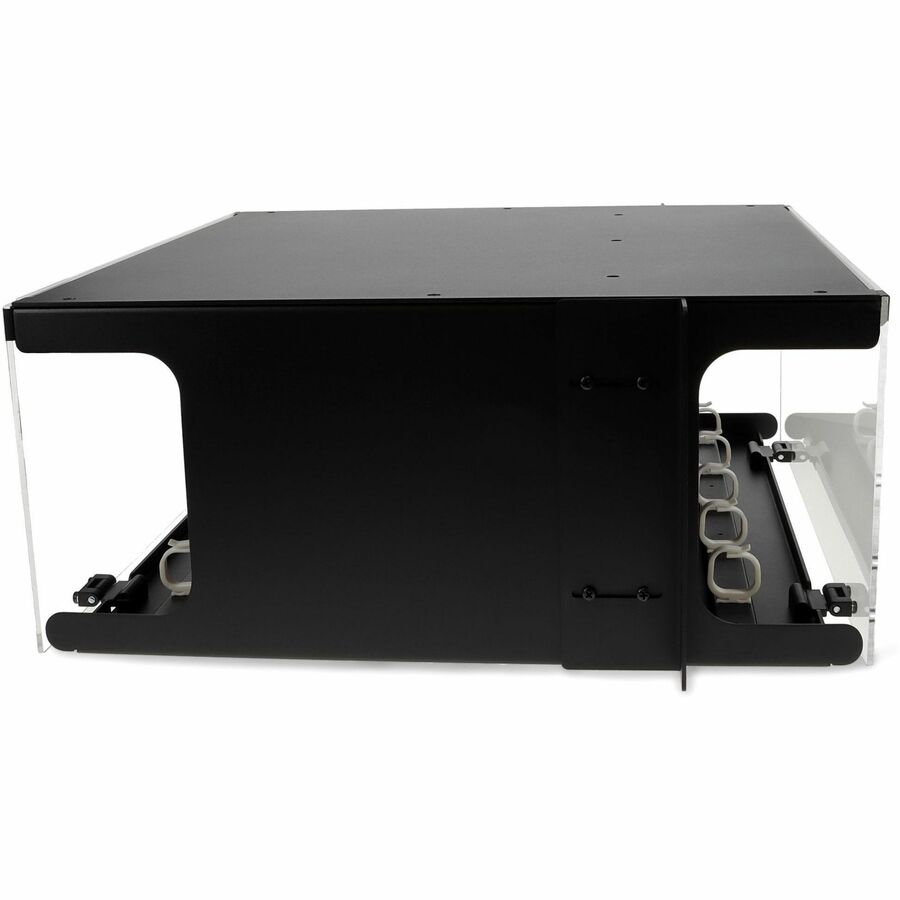 AddOn 19-inch Patch Panel 4U Chassis with 12 Open LGX Cassette Bays