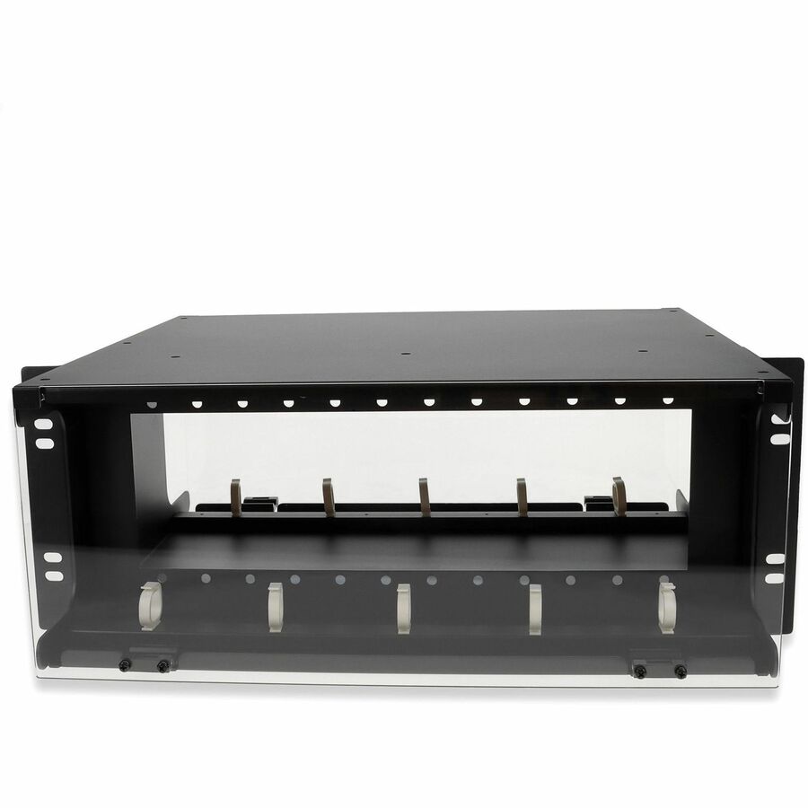 AddOn 19-inch Patch Panel 4U Chassis with 12 Open LGX Cassette Bays