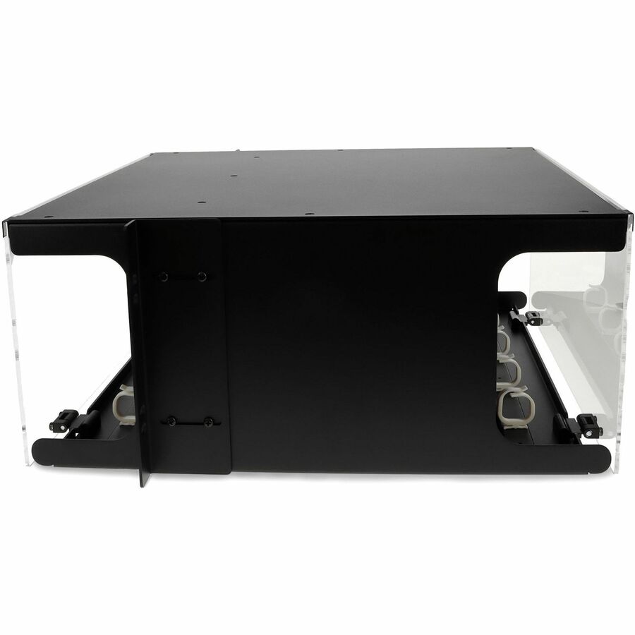 AddOn 19-inch Patch Panel 4U Chassis with 12 Open LGX Cassette Bays