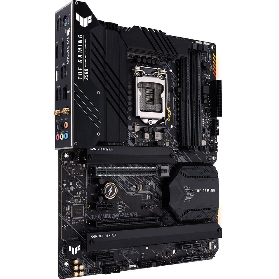 TUF GAMING Z590-PLUS Desktop Motherboard - Intel Z590 Chipset - Socket LGA-1200 - Intel Optane Memory Ready - ATX