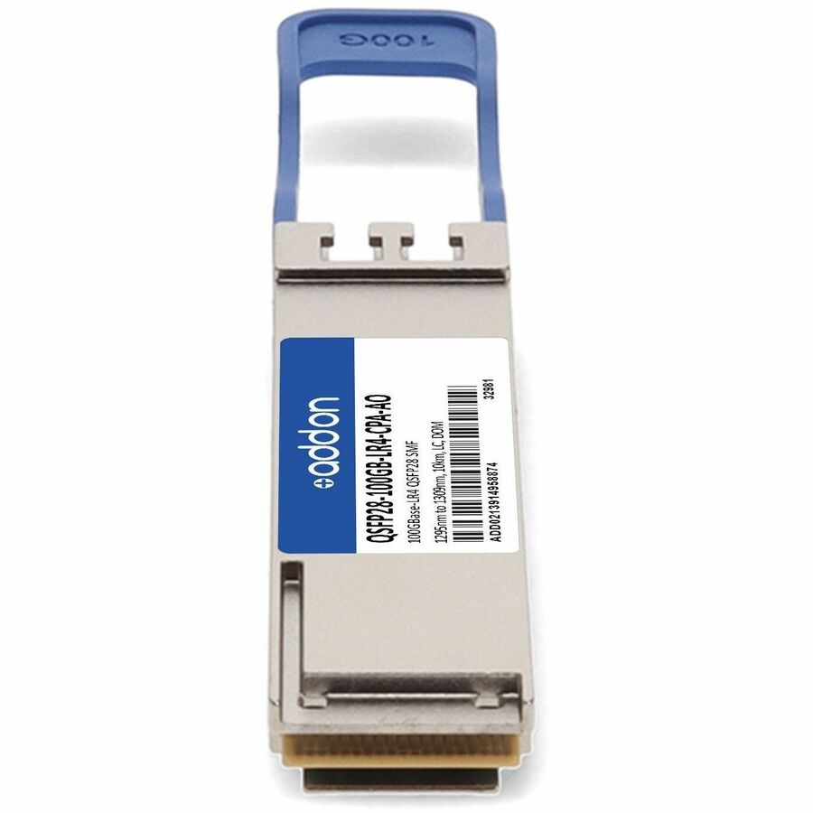 AddOn Cisco and Palo Alto Networks Compatible TAA Compliant 100GBase-LR4 QSFP28 Transceiver (SMF, 1310nm, 10km, LC, DOM)