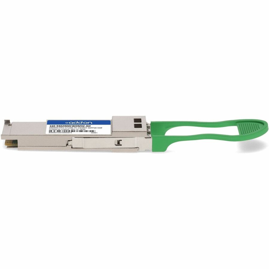 AddOn Ciena 160-9402-900-CWDM4-2 Compatible TAA 100GbE/OTU-4/128G FC CWDM4 QSFP28 Transceiver (SMF, 1270nm to 1330nm, 2km, LC, DOM)