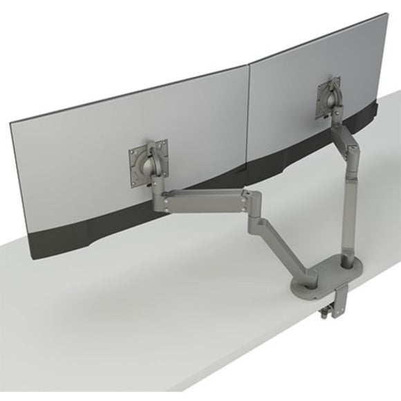 Legrand Chief Koncis Desk Mount Dual Monitor Arm - For 10-32 inch Displays - VESA Monitor Mount - Silver