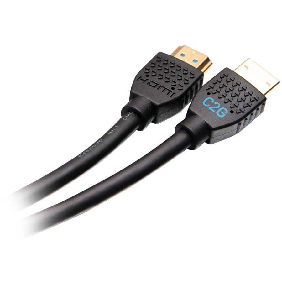 C2G 2ft Performance Series Ultra Flexible High Speed HDMI Cable w Ethernet - In-Wall CMG Rated - 4K 60Hz - M/M - Black