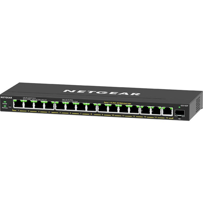 NETGEAR 16PORT POE+ GIGABIT PLUS SWITCH
