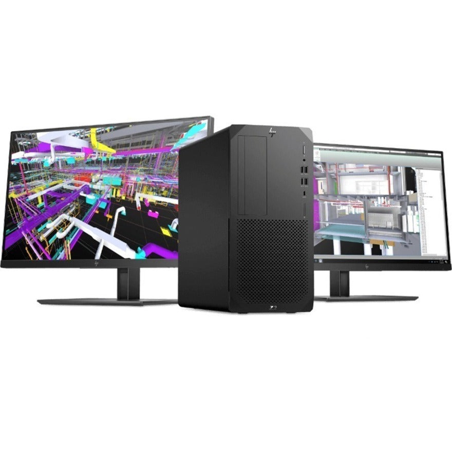HP Z2 G5 Workstation - 1 Core i7 10th Gen i7-10700K - vPro Technology - 32 GB - 512 GB SSD - Tower - Black