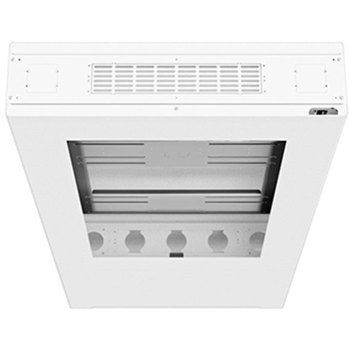 Chief Impact Floor Standing Back-to-Back Kiosk - Portrait 40" White