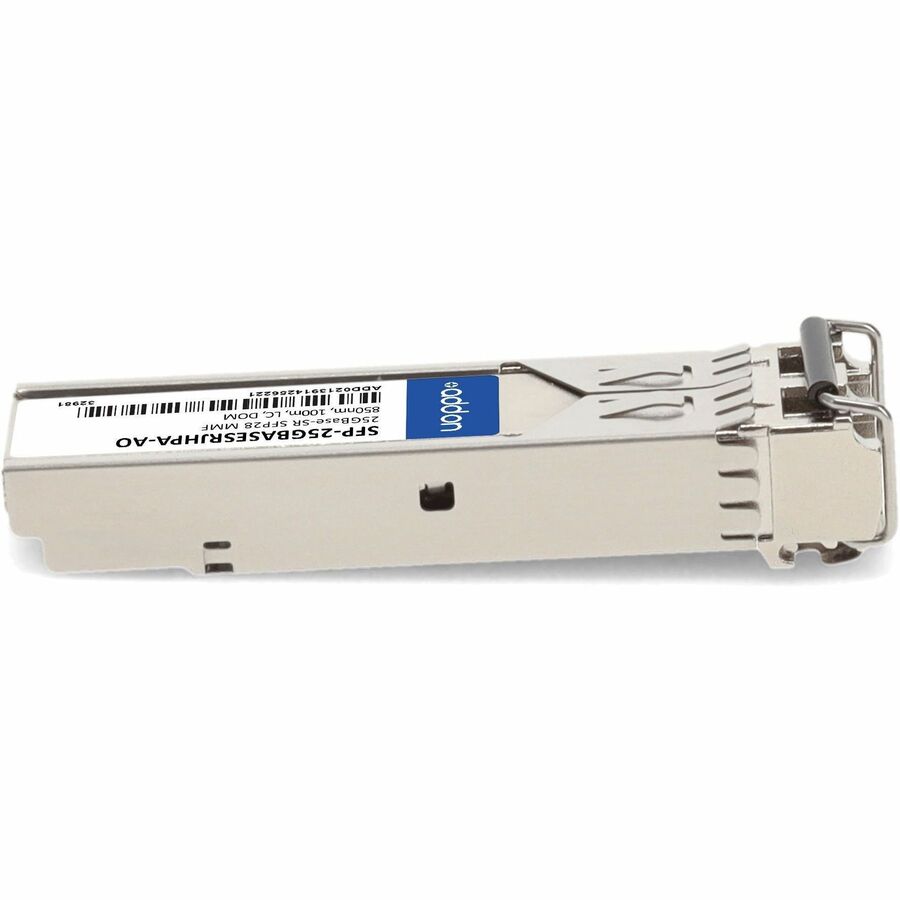 AddOn Juniper Networks JNP-SFP-25G-SR and HP 845398-B21 Compatible TAA Compliant 25GBase-SR SFP28 Transceiver (MMF, 850nm, 100m, LC, DOM)