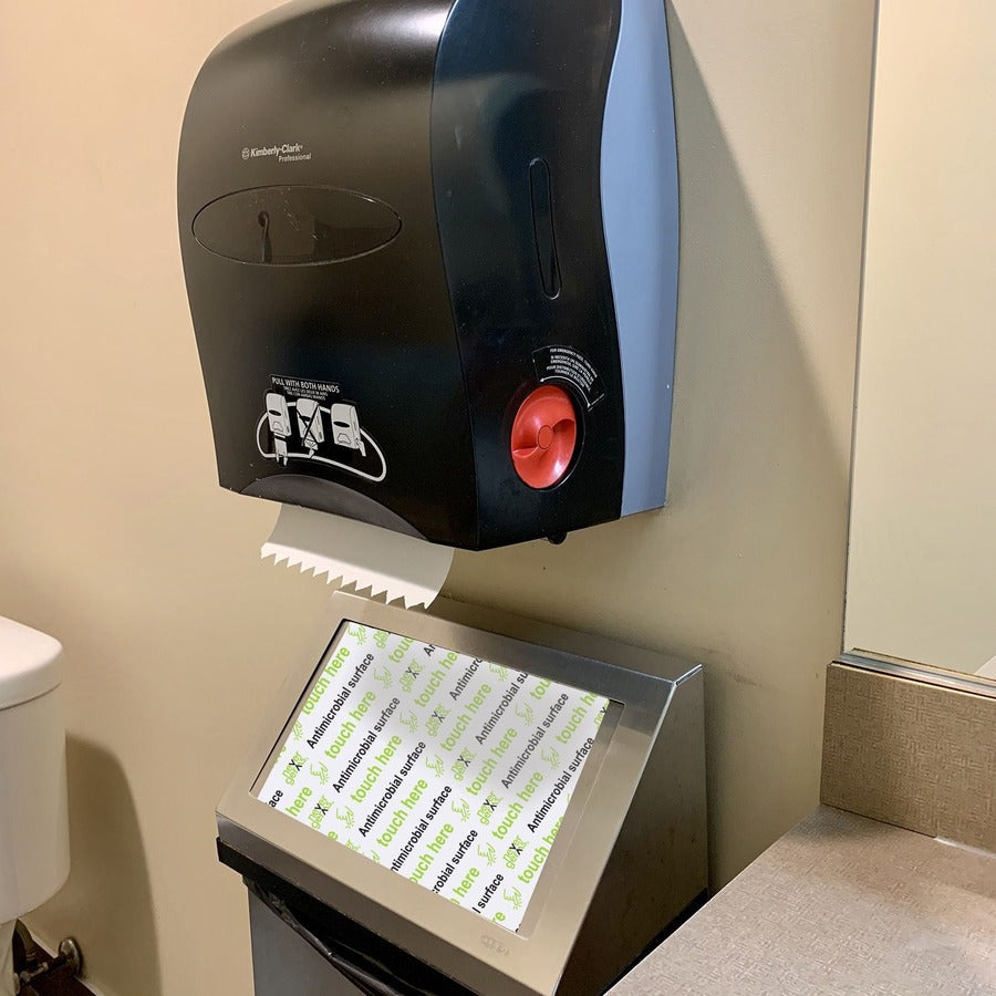 STAR Antimicrobial Covers, Custom Application Sheets, 8" x 12" , Antimicrobial Surface Graphic, White, 3 Pack