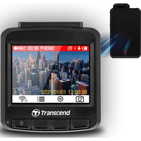 Transcend 32GX2 Dual Camera Dashcam Dual 1080P Sony Sensor GPS