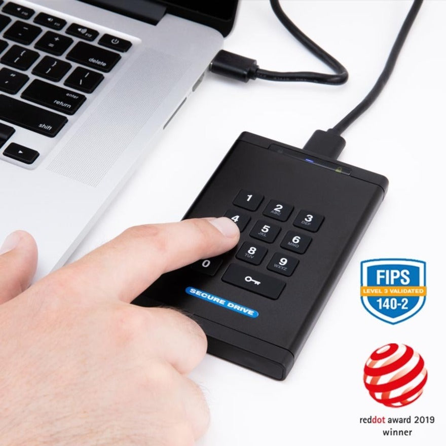 SECUREDATA, SecureDrive 5 TB Portable Hard Drive - External