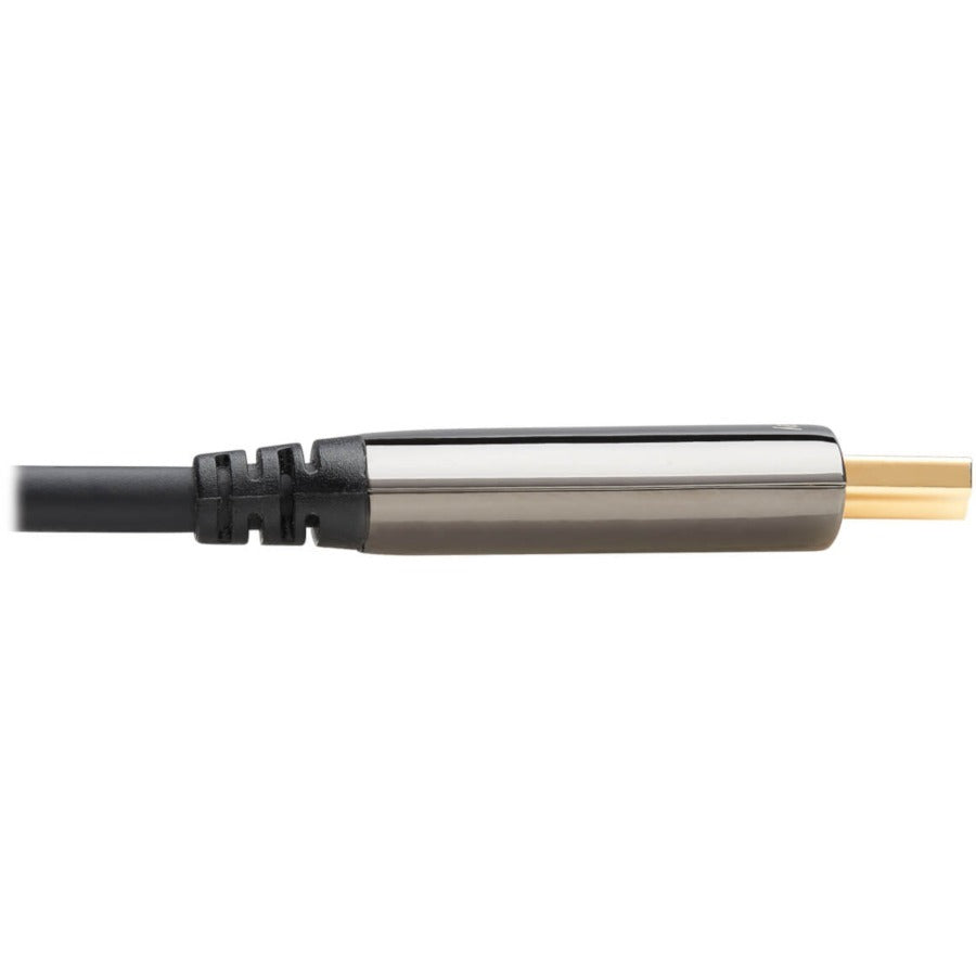 Eaton Tripp Lite Series 8K HDMI Plenum-Rated Fiber Active Optical Cable (AOC) - 8K UHD @ 60 Hz, HDR, M/M, Black, 30 m (98 ft.)