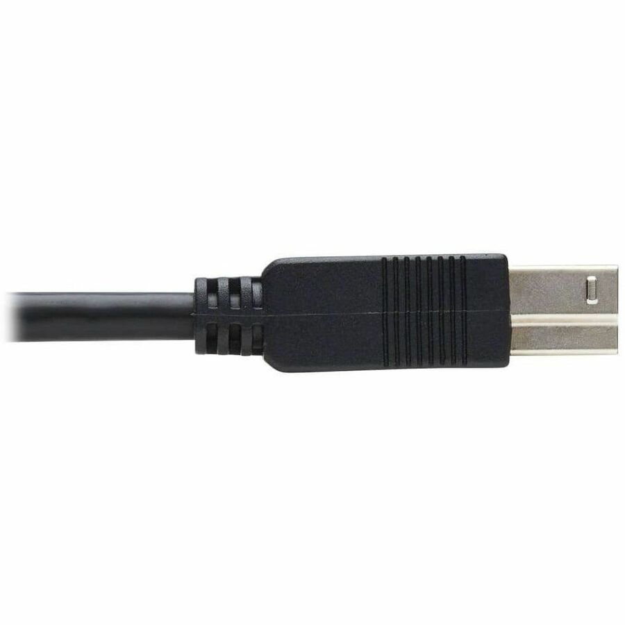 Eaton Tripp Lite Series USB 3.2 Gen 1 Plenum-Rated Fiber Active Optical Cable (AOC) - 5 Gbps, (A to B M/M), Black, 20 m