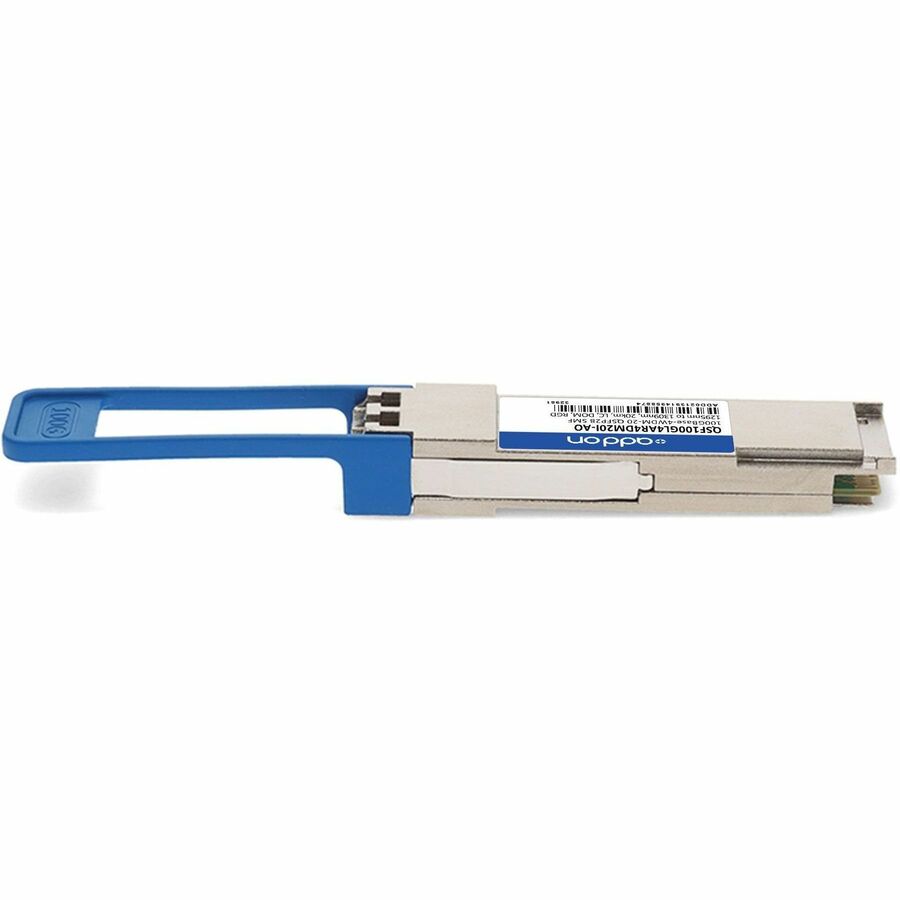 AddOn Arista Networks QSFP-100G-LR4-AR-4WDM-20-I Compatible TAA 100GBase-4WDM-20 QSFP28 (SMF, 1295nm to 1309nm, 20km, LC, DOM, -40 to 85C)